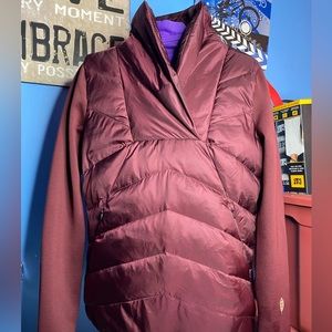 Maroon Quilted Indygena Pullover